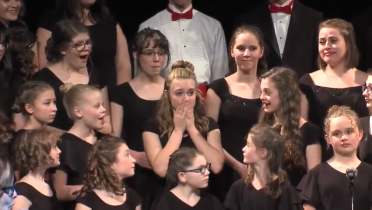 Young Girl Has No Idea Deployed Mother Will Show Up To Her School Concert