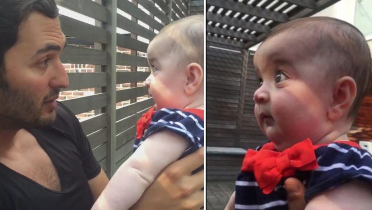 Dad Talks to Baby Boy Like an Adult, Has No Idea He’d Get This Reaction