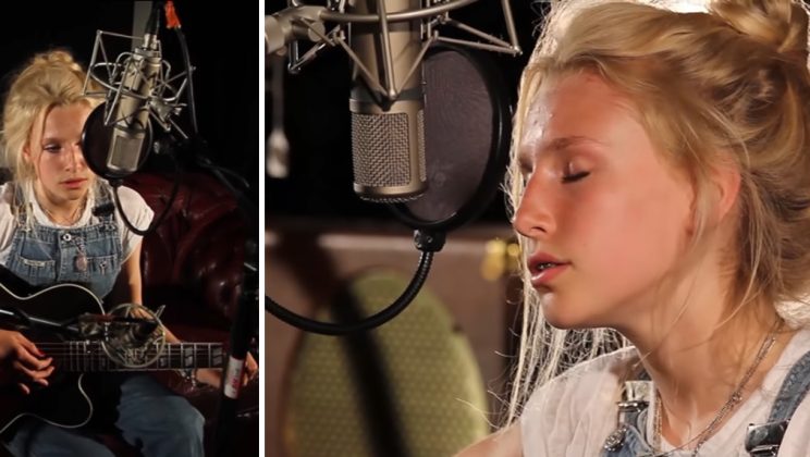 This 14-yr-old started singing, her performance gave everyone around chills.