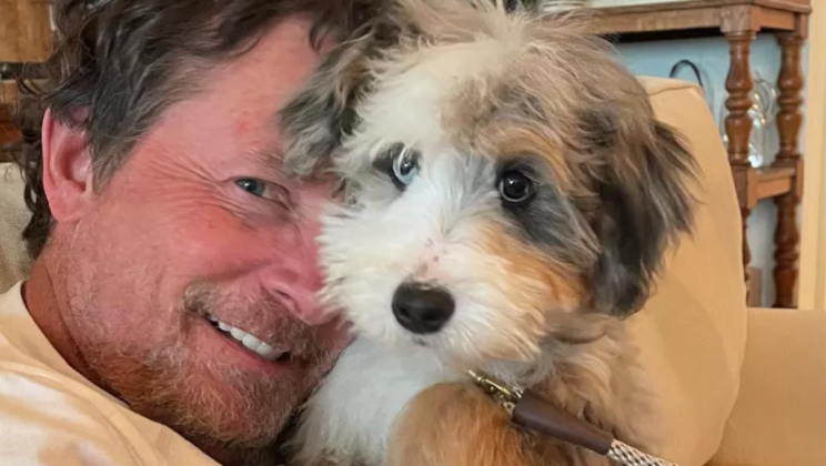 Michael J. Fox Reveals New,Adorable Pet Dog Named Blue: ‘Welcome To Your New Home!’
